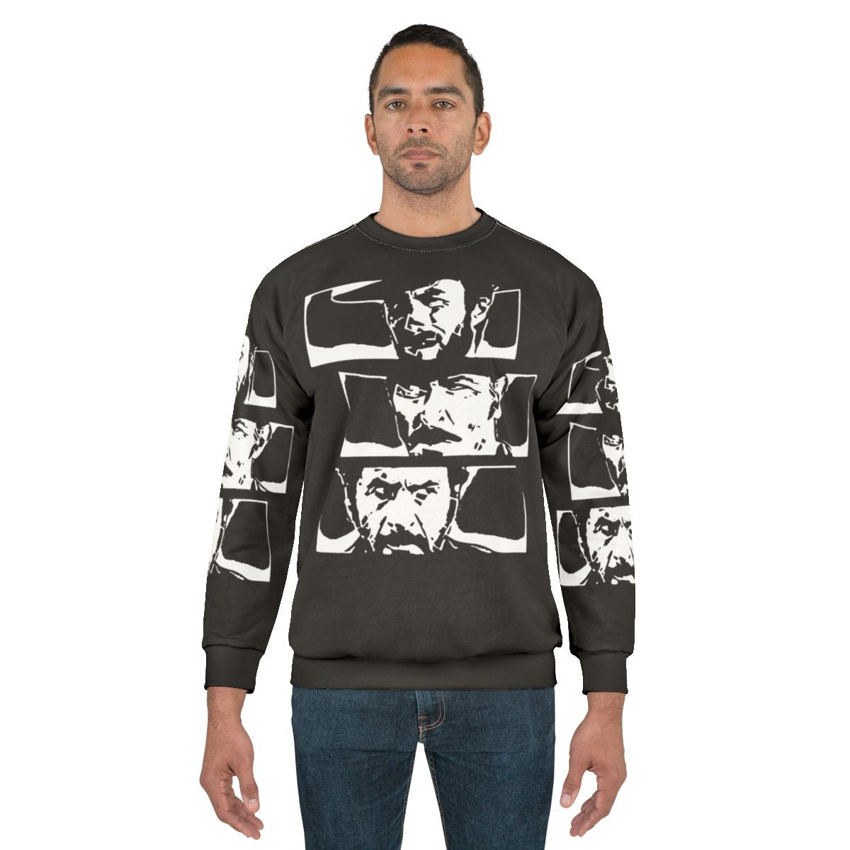 The Good, The Bad and The Ugly Sweatshirt featuring Clint Eastwood, Sergio Leone's classic western