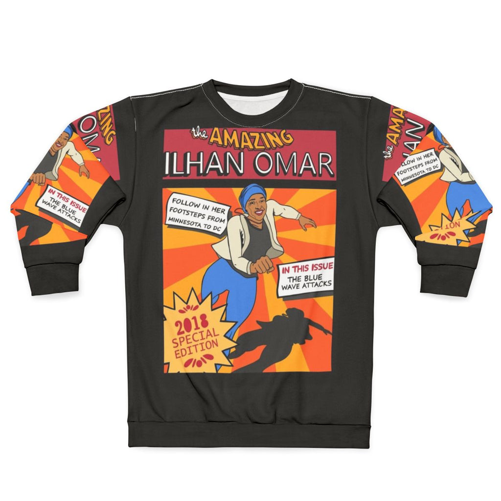 Ilhan Omar Feminist Superhero Sweatshirt