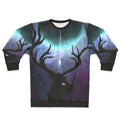 Actaeon illustration sweatshirt featuring Greek mythology character