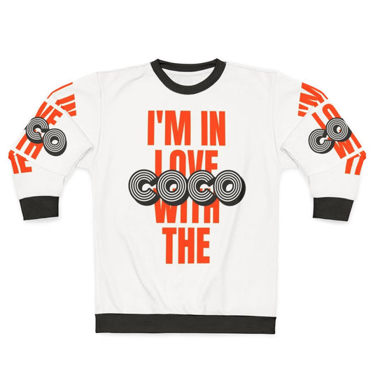 Coco Sweatshirt Featuring Retro Orange Lettering