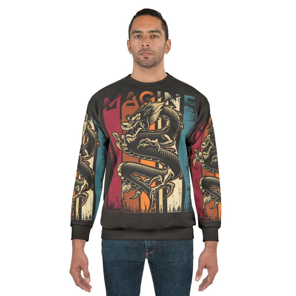 Imagine Dragons vintage cool art sweatshirt