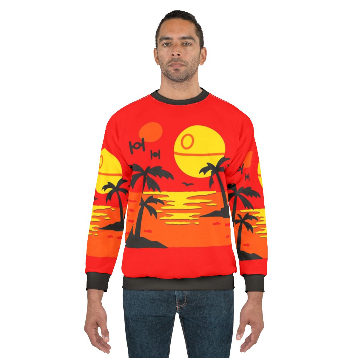 Scarif-inspired imperial beach party sweatshirt