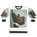 In Flight Sweatshirt featuring a soaring raptor