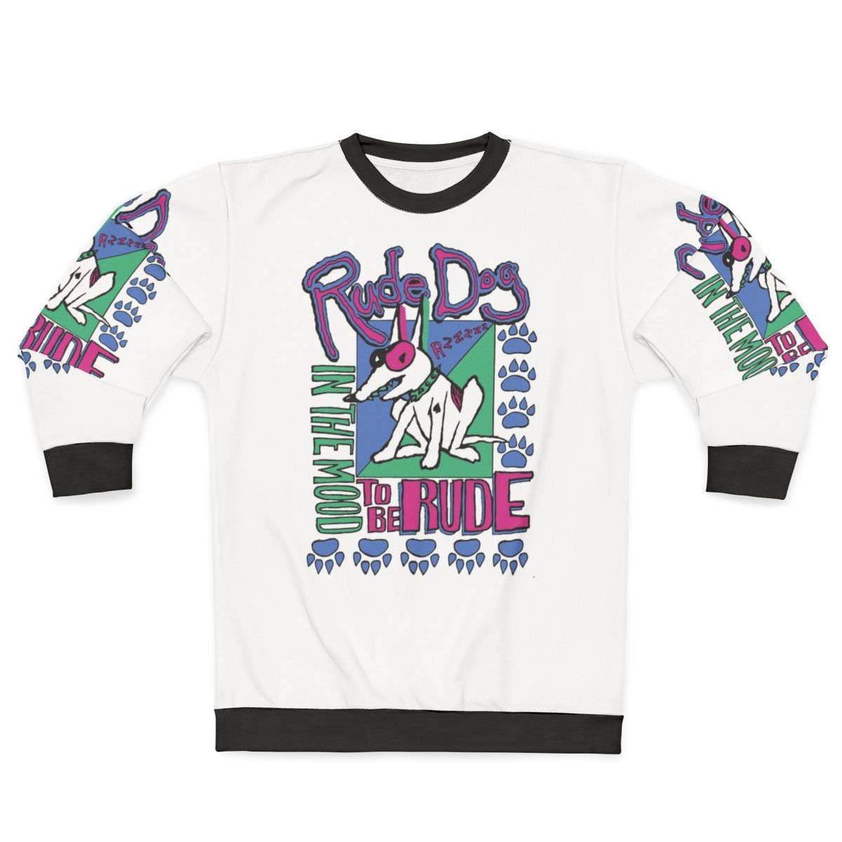Retro "Rude Dog and the Dweebs" vintage cartoon sweatshirt