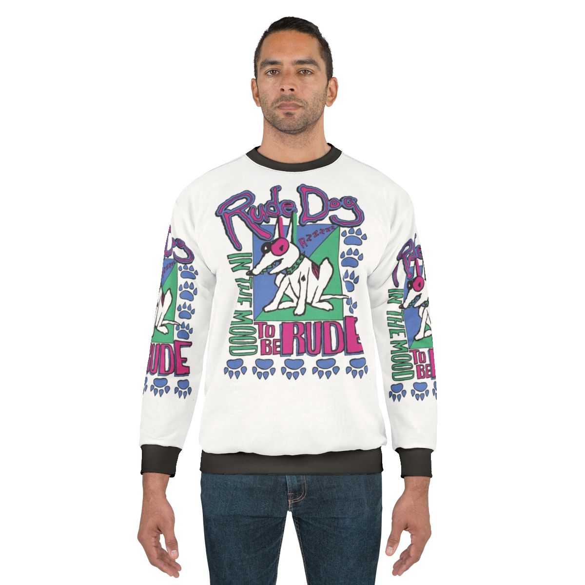 Retro "Rude Dog and the Dweebs" vintage cartoon sweatshirt