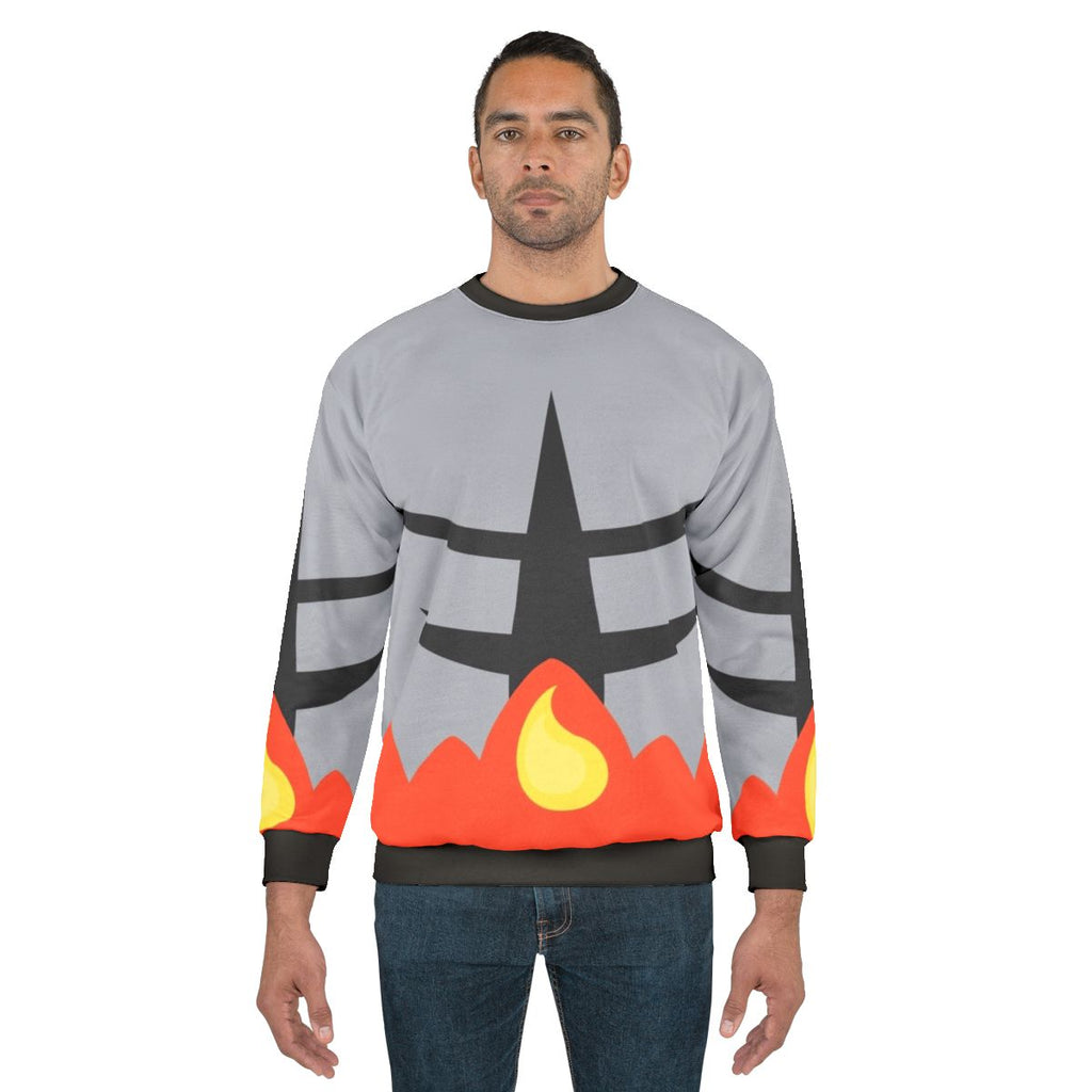 Pokémon fire-themed sweatshirt