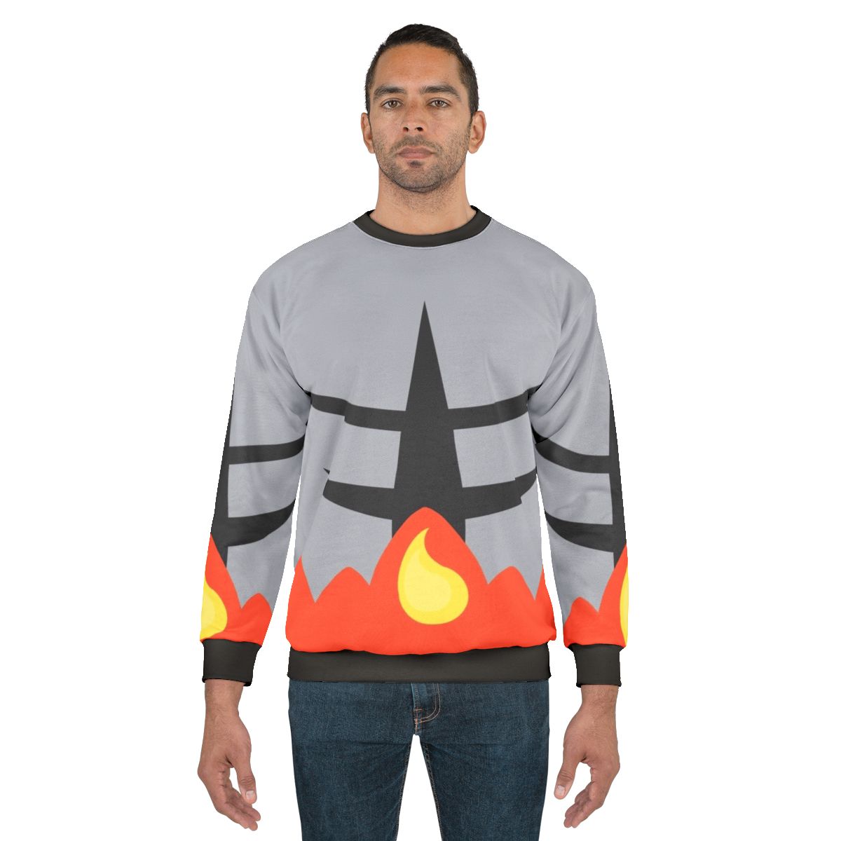 Pokémon fire-themed sweatshirt