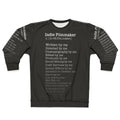 Indie filmmaker sweatshirt with filmmaking and movie-related design
