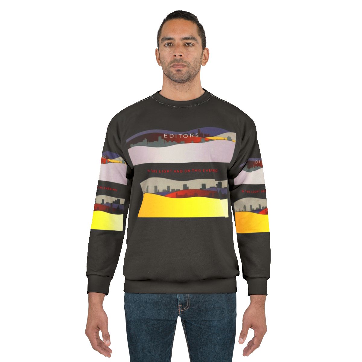 Indie rock band logo editors sweatshirt
