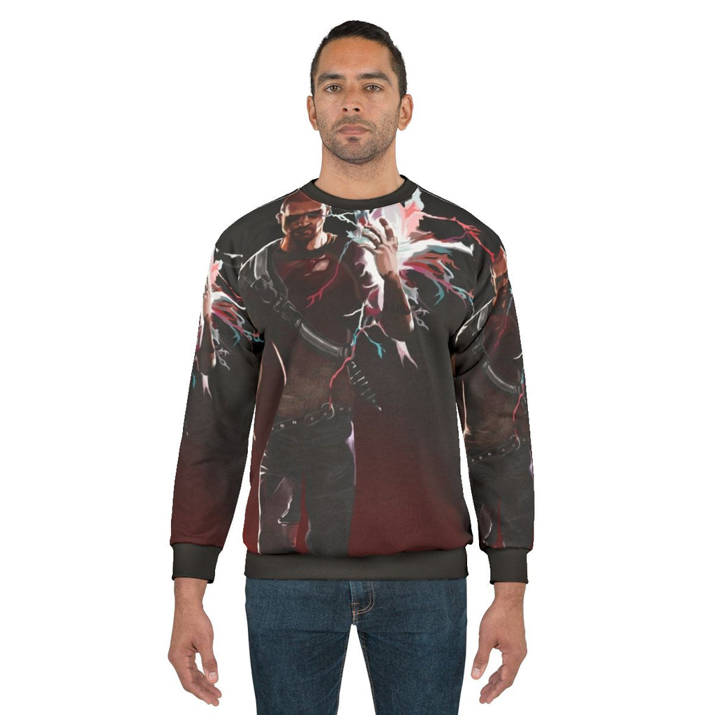Infamous Evil Cole McGrath Painting Sweatshirt