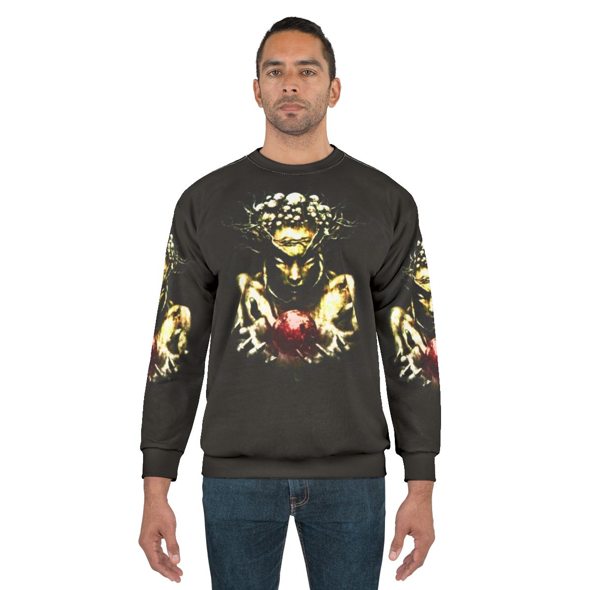 Infected Mushroom sweatshirt featuring a mushroom design