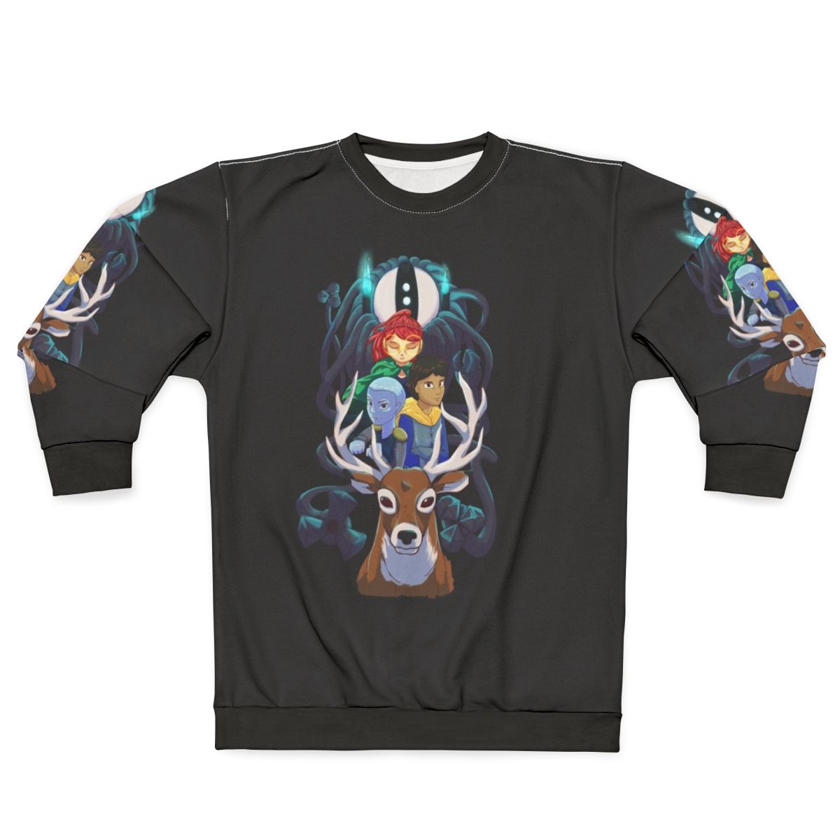 Infinity Train Fantasy Sweatshirt with Tulip, Lake, and Alan Dracula