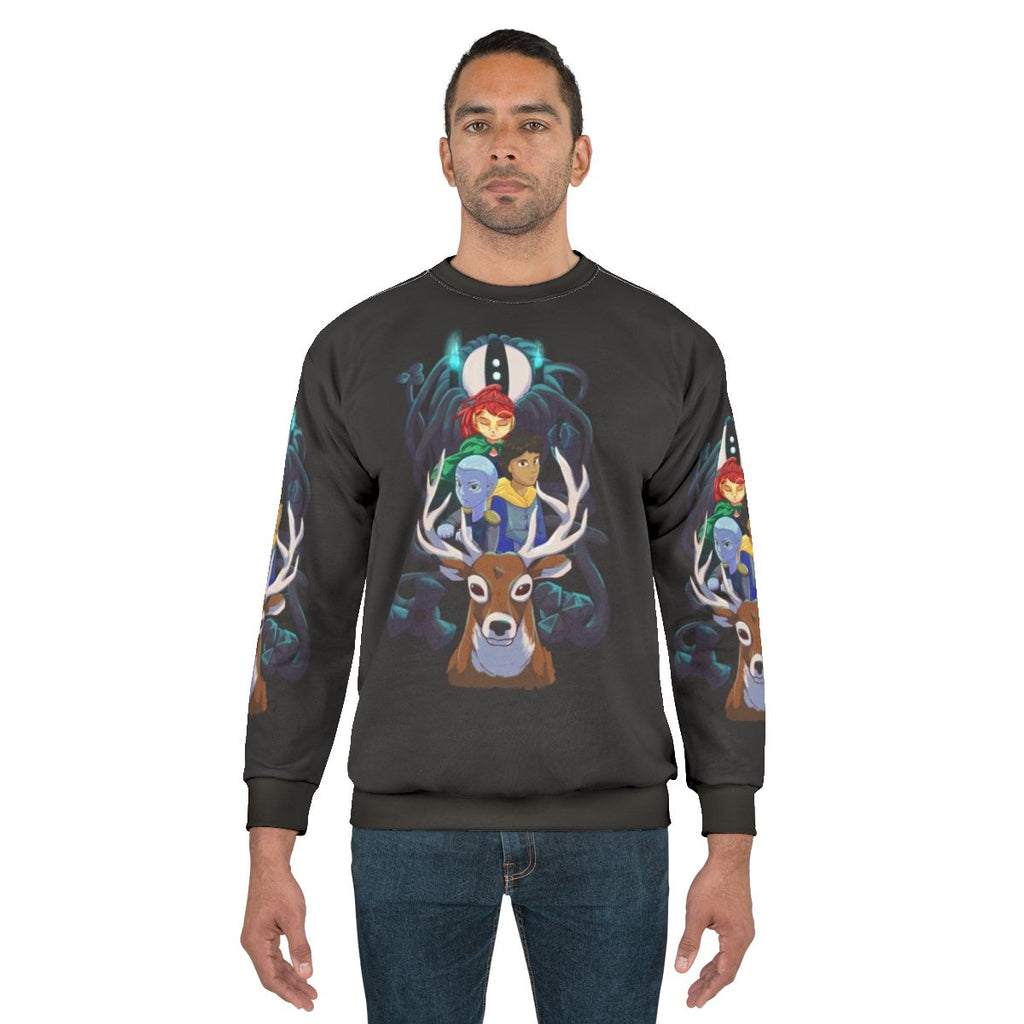 Infinity Train Fantasy Sweatshirt with Tulip, Lake, and Alan Dracula