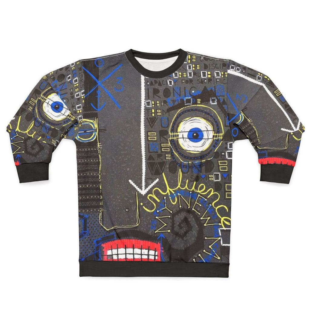 Influence Basquiat Style Abstract Art Sweatshirt