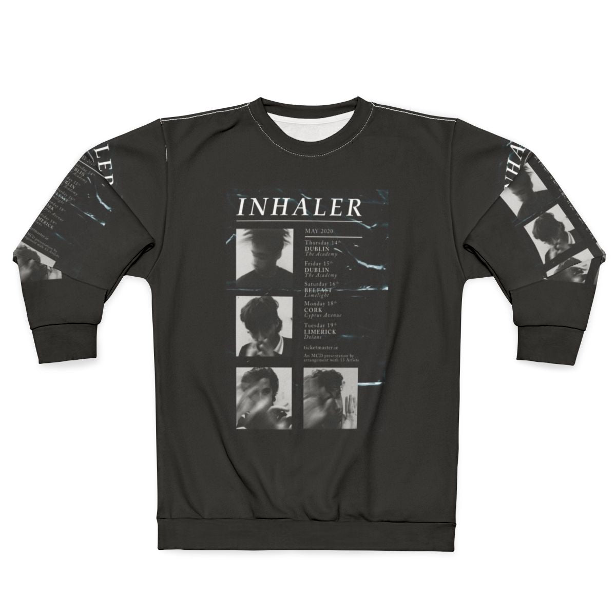 Inhaler Concert 2020 Sweatshirt featuring the indie band Inhaler