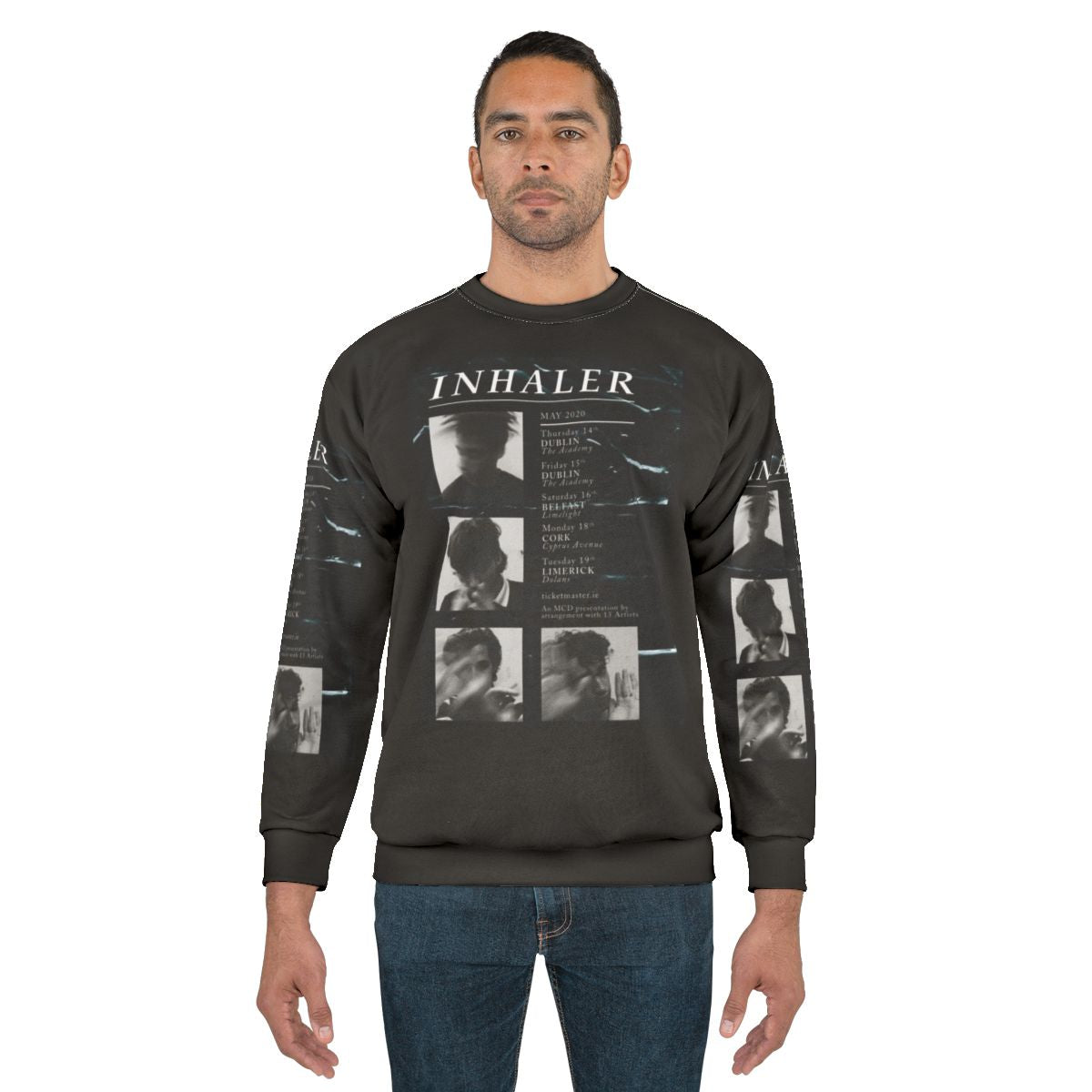 Inhaler Concert 2020 Sweatshirt featuring the indie band Inhaler