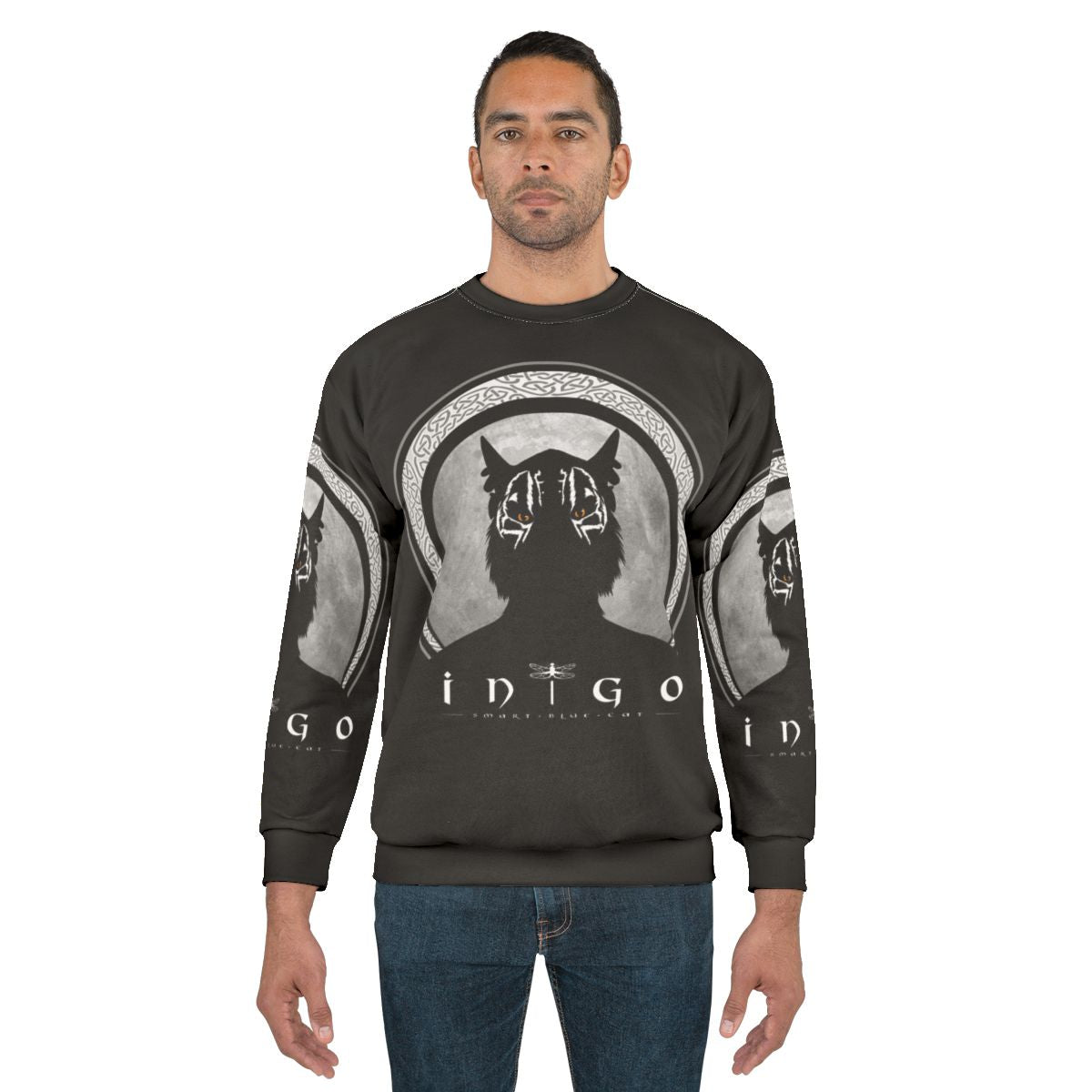 Inigo silhouetted sweatshirt for darker shades