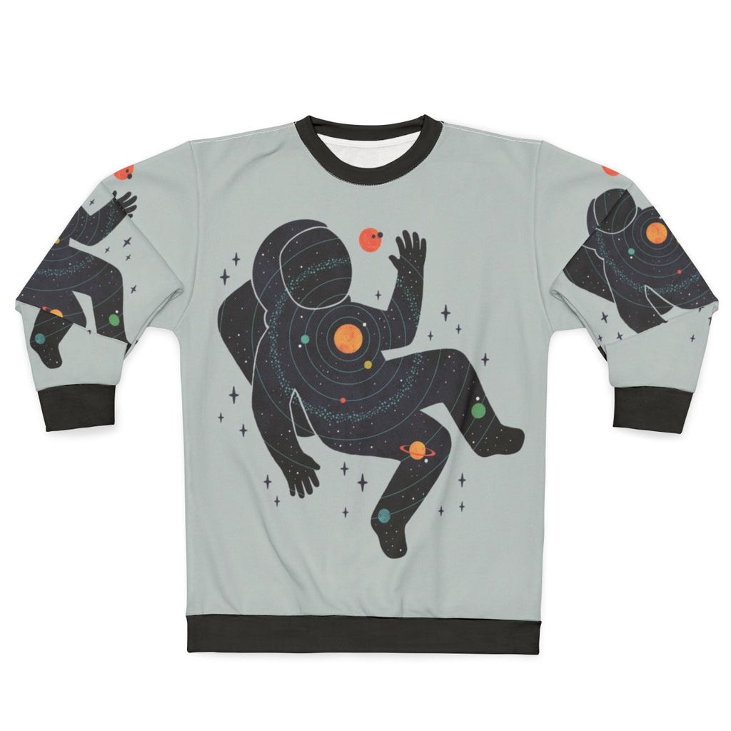 Minimalist space sweatshirt design