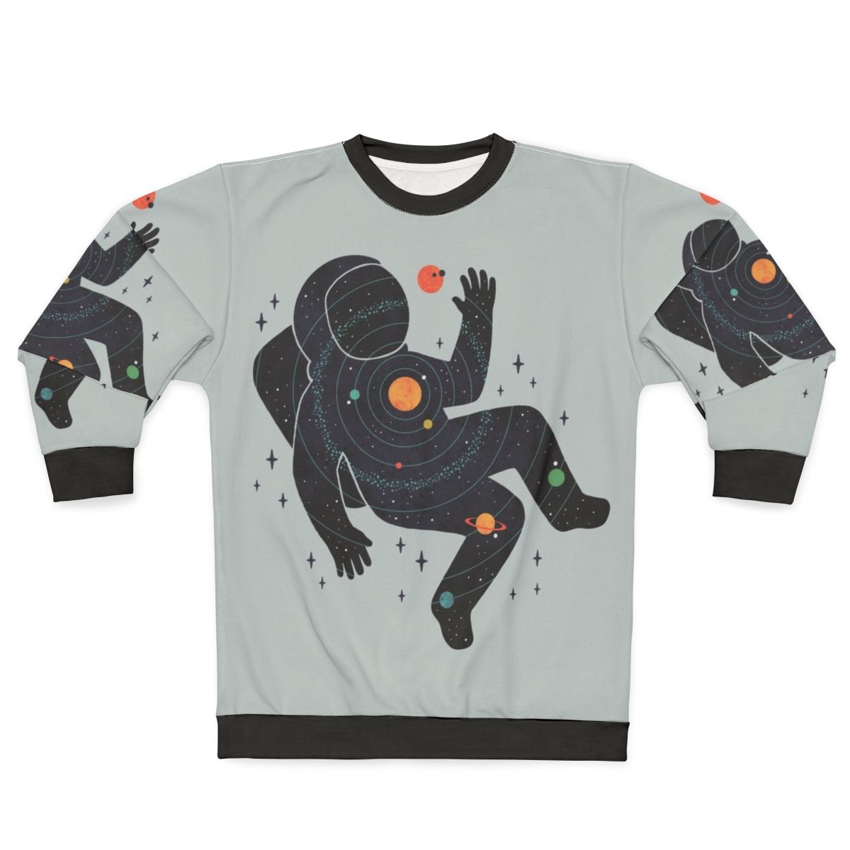 Minimalist space sweatshirt design