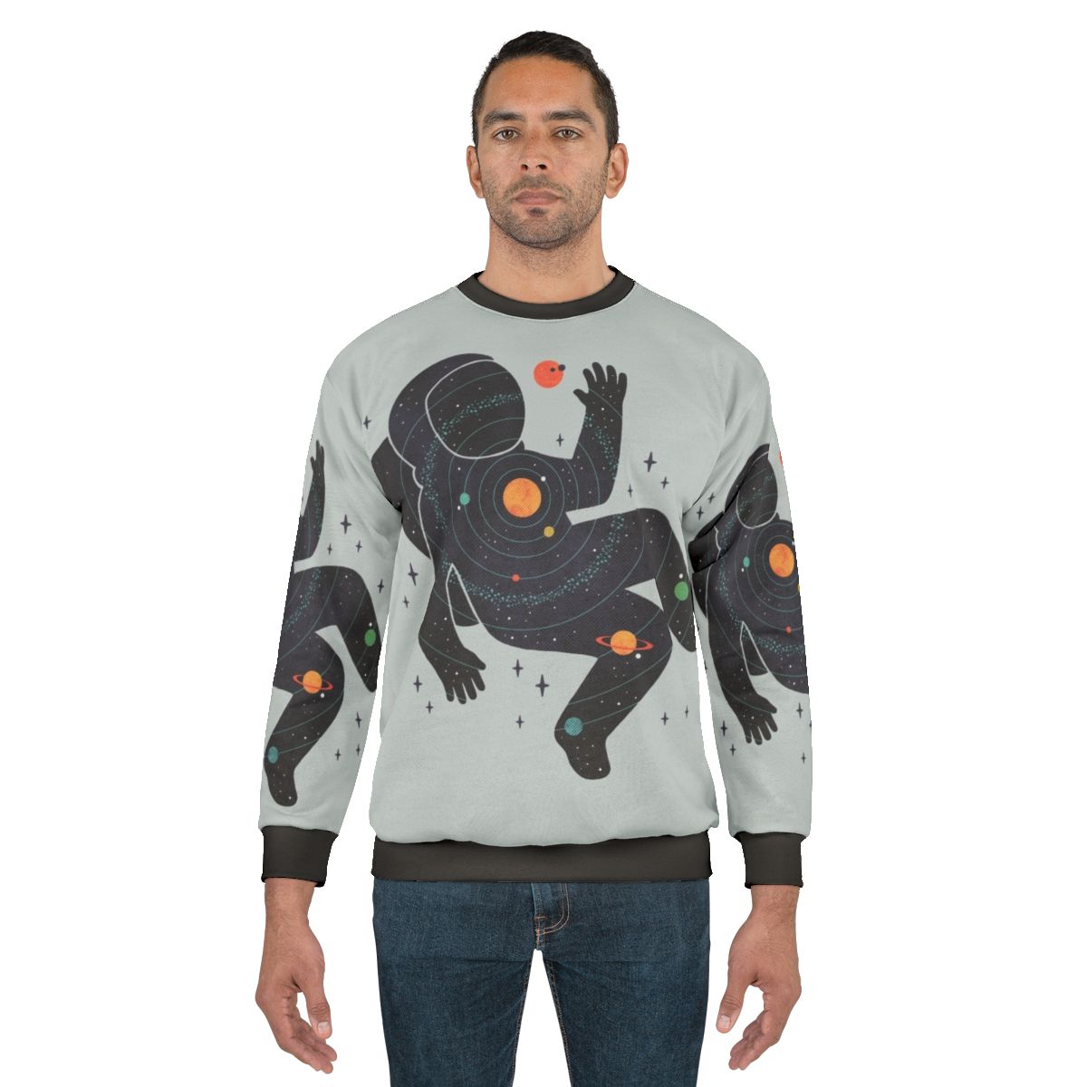 Minimalist space sweatshirt design