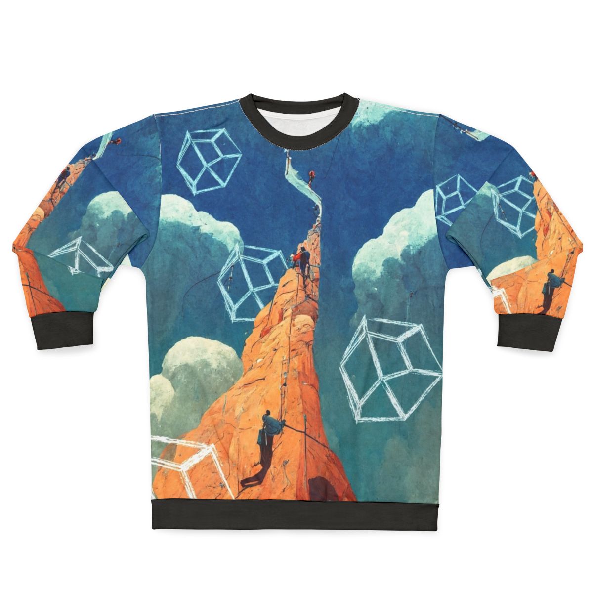 Inspire Rock Climbing Sweatshirt - Motivational Climbing Apparel