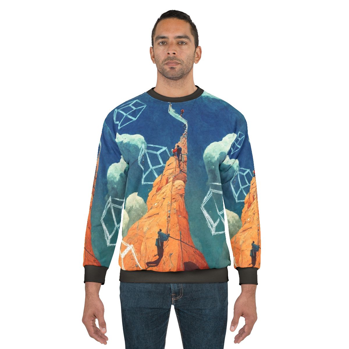 Inspire Rock Climbing Sweatshirt - Motivational Climbing Apparel