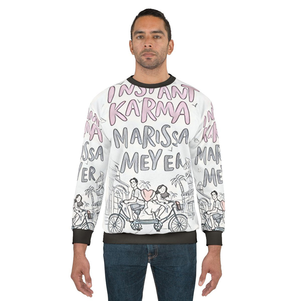 Instant Karma Sweatshirt featuring Lunar Chronicles design