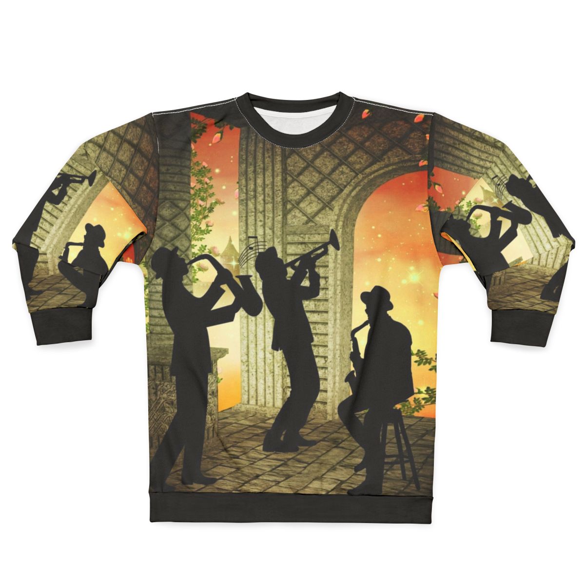 Vintage Jazz Music Band Sweatshirt