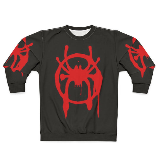 Spider-Verse Sweatshirt with Miles Morales Graphic