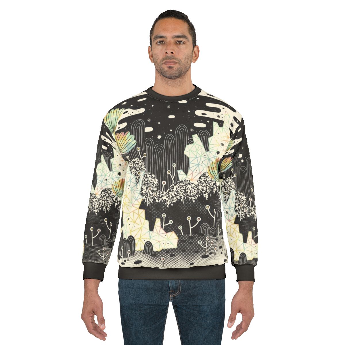 Pastel dreamscape magical fantasy sweatshirt