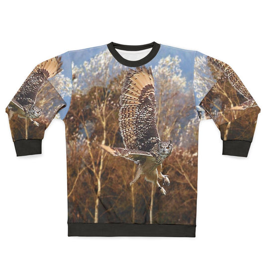 Eurasian Eagle Owl Wind Sweatshirt