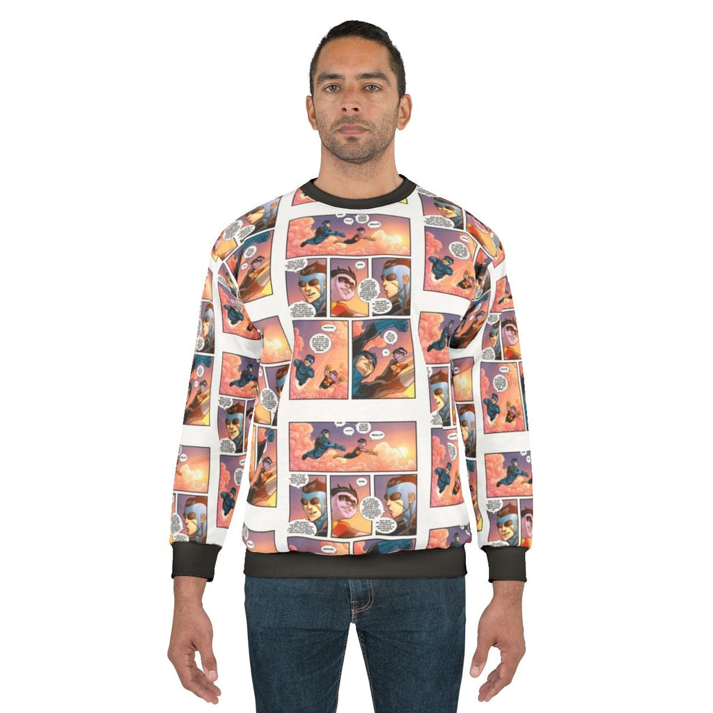 Invincible and Omni Man Superhero Sweatshirt