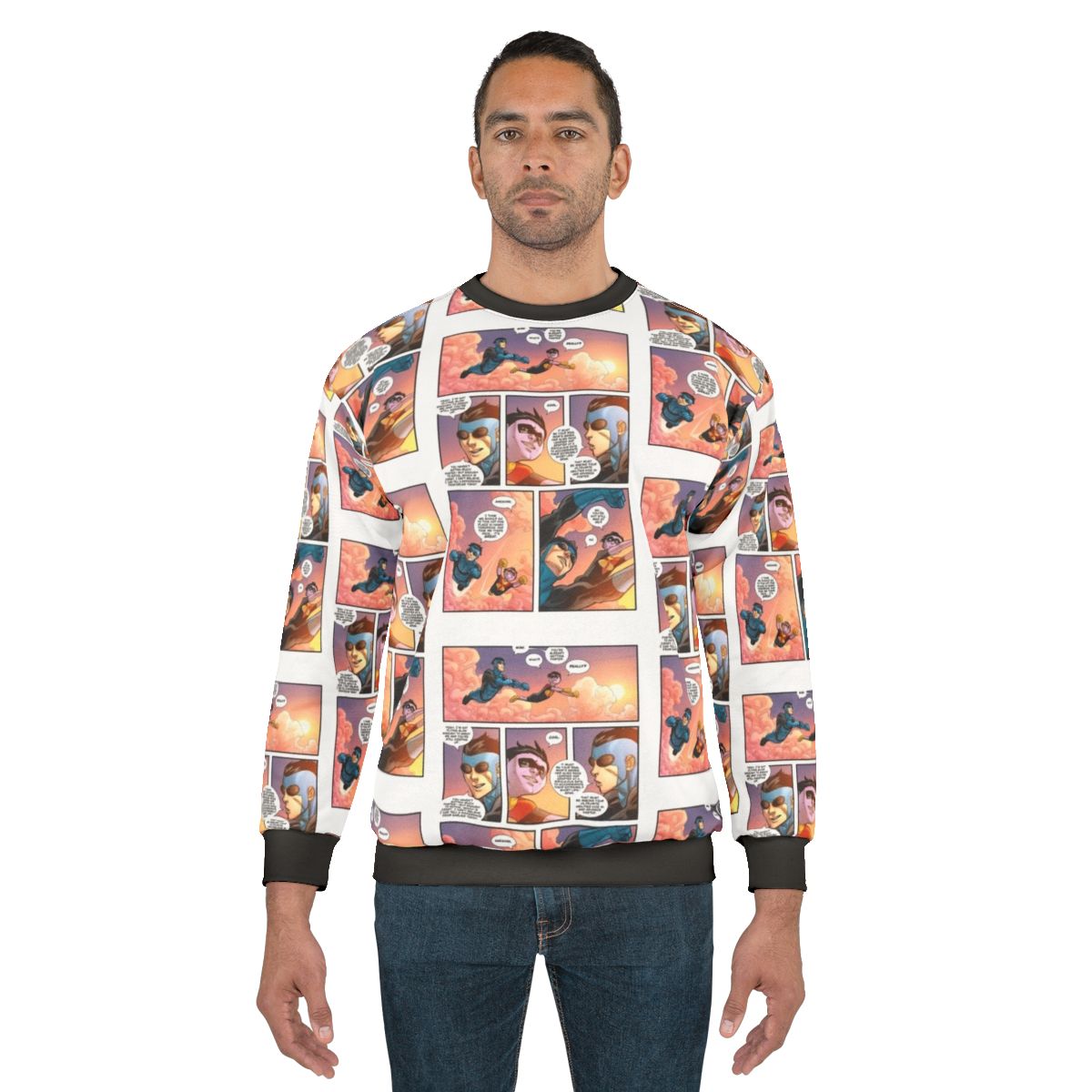Invincible and Omni Man Superhero Sweatshirt
