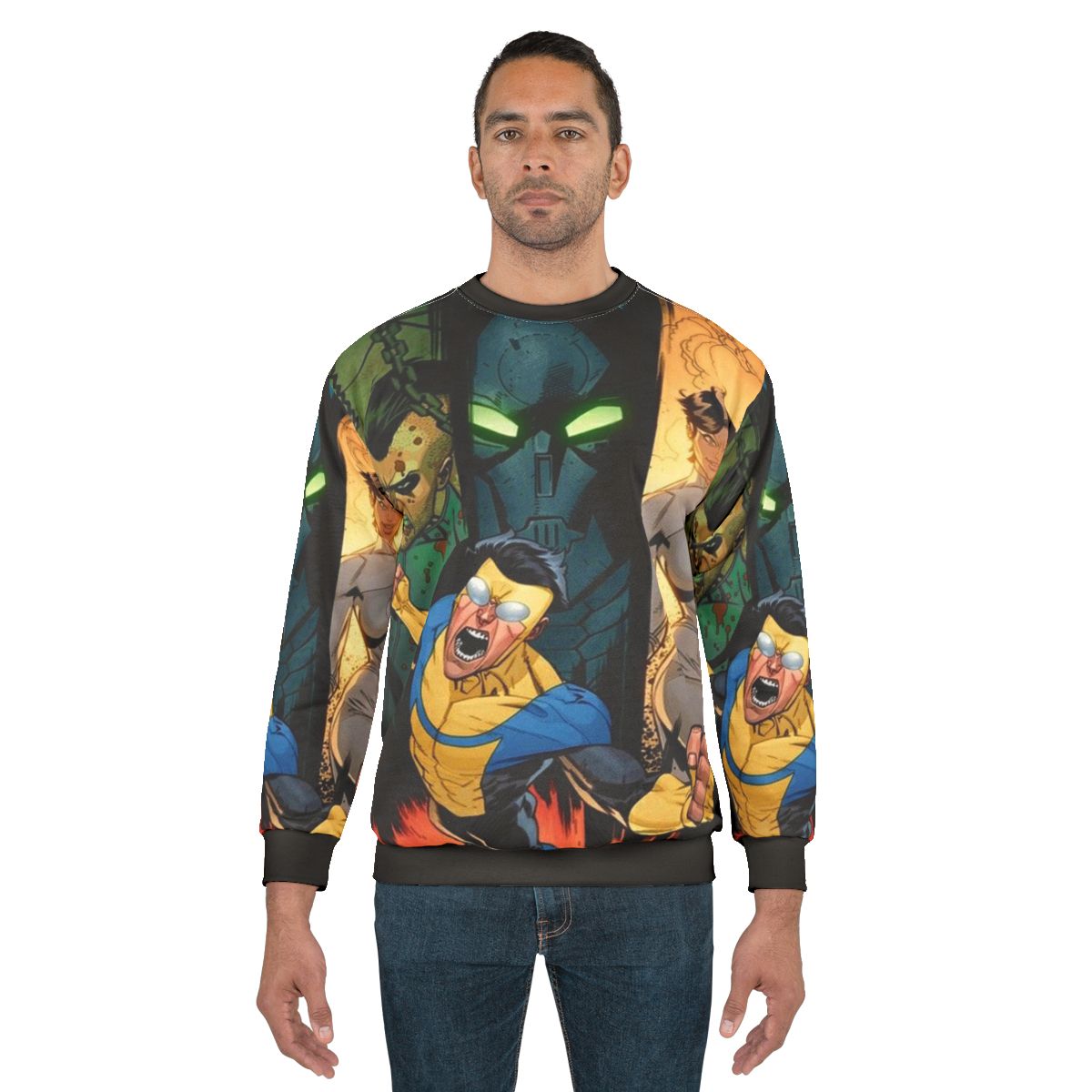 Invincible Sweatshirt 2 - Stylish Superhero Apparel