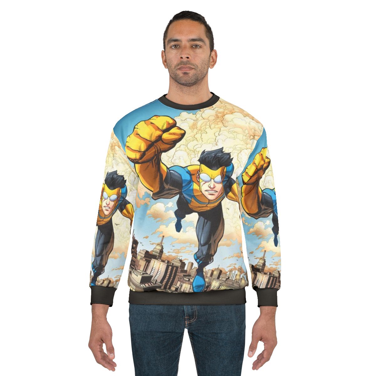Invincible Sweatshirt 3 - Comfortable and Stylish Superhero Apparel