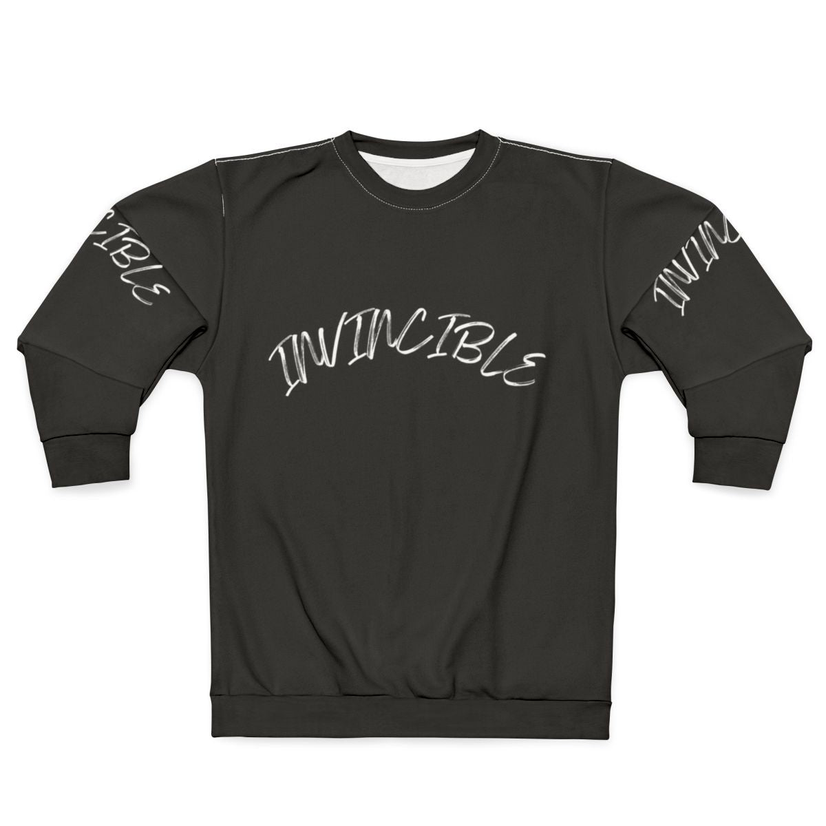 Invincible superhero sweatshirt with immortal and funny design