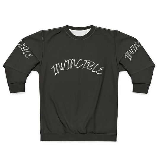 Invincible superhero sweatshirt with immortal and funny design