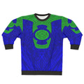 Ionic Redux Green Lantern Sweatshirt with character sketch design