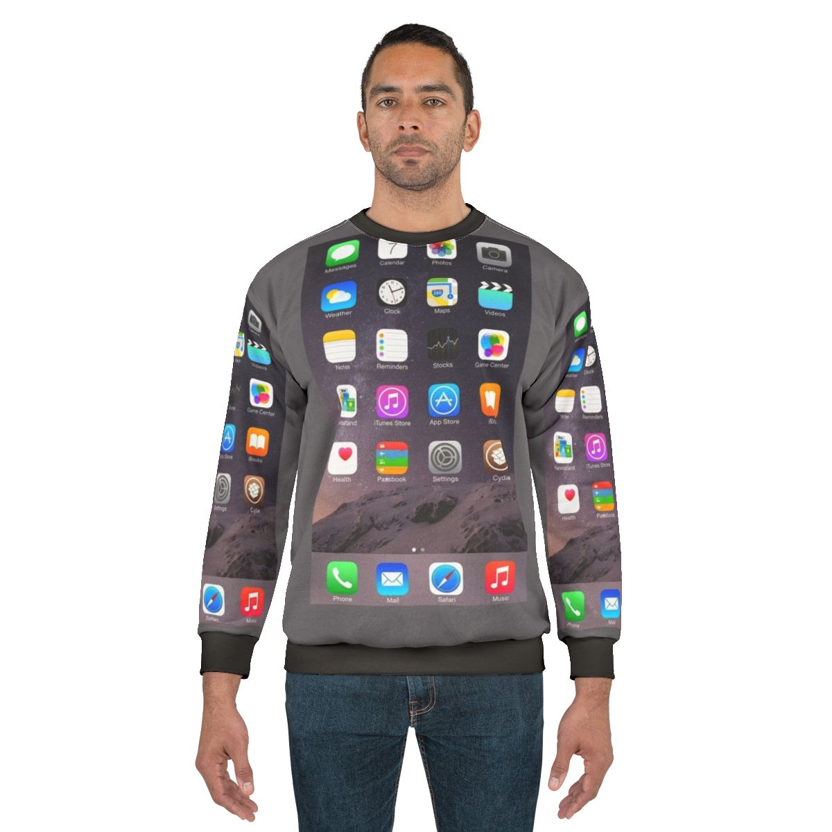 Minimalist iPhone Homescreen Sweatshirt