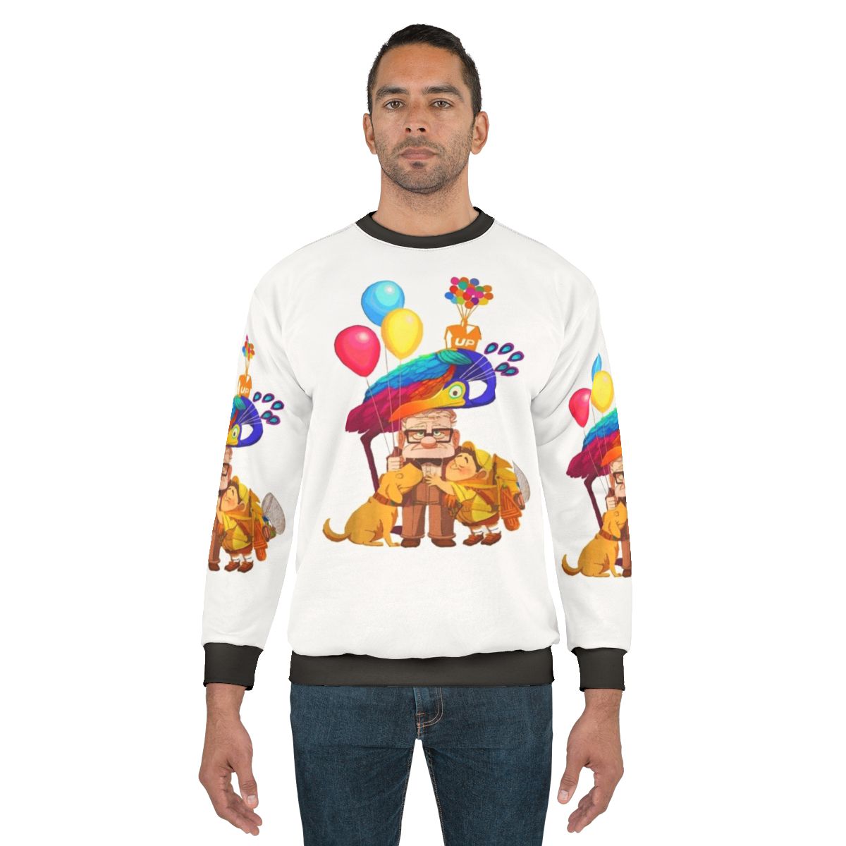 Disney Pixar Up Inspired Balloons Sweatshirt