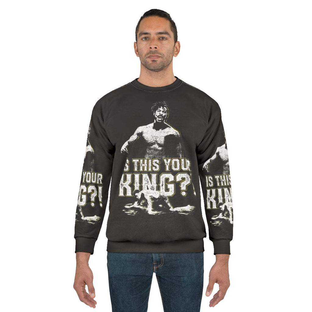 "Is This Your King?" - Comic Book Superhero Sweatshirt featuring Wakanda-inspired design