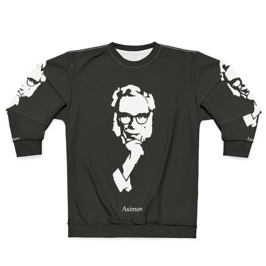 Sweatshirt featuring the iconic image of author Isaac Asimov