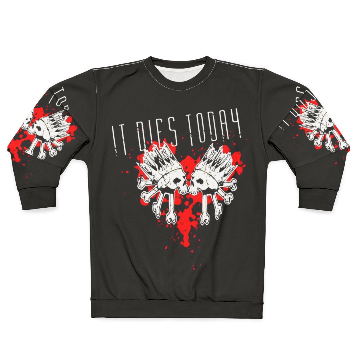 Metalcore Skull & Heart Sweatshirt