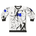 "It Never Got Weird Enough for Me" Hunter S. Thompson inspired sweatshirt featuring ink splatter and Gonzo graphic