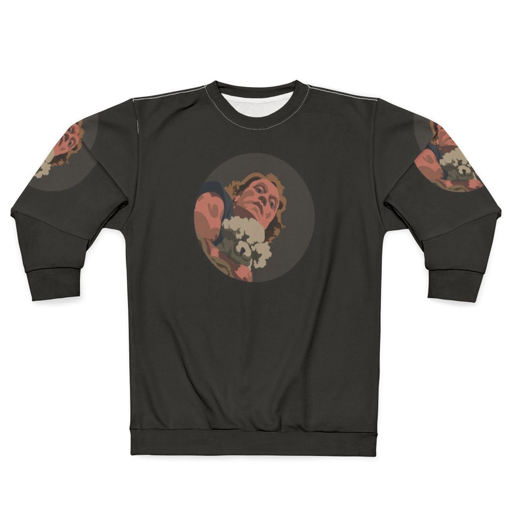 "It Puts The Lotion In The Basket" Horror Themed Sweatshirt