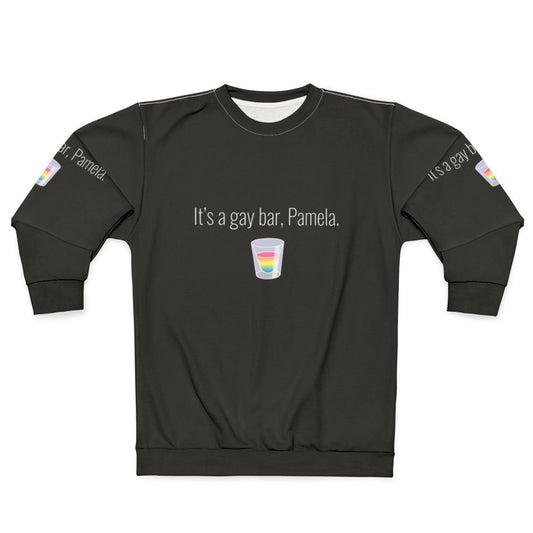 Gay Bar Pamela Sweatshirt - LGBTQ Graphic Sweatshirt for Queer Fashion
