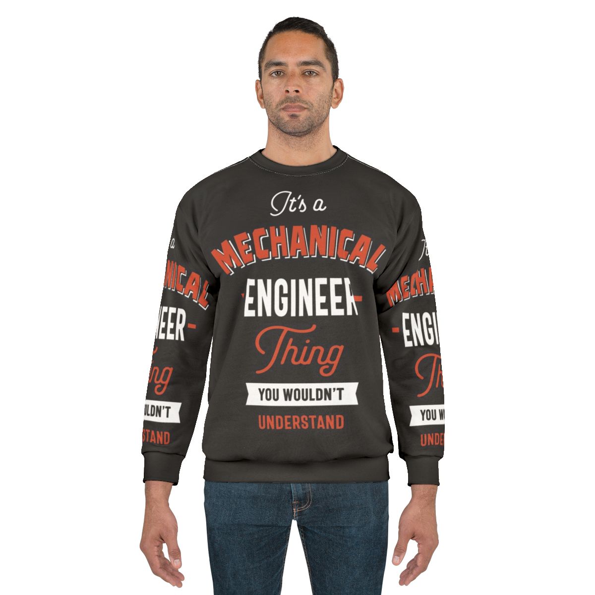 Mechanical Engineer Sweatshirt with "It's a Mechanical Engineer Thing" Design