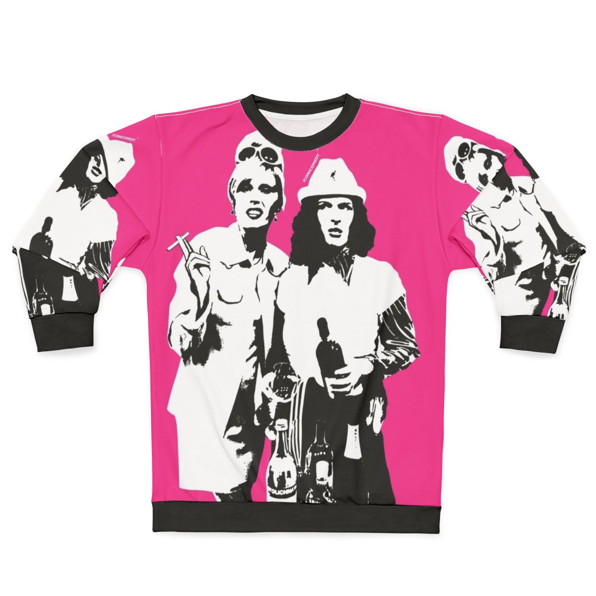 Iconic 'Ab Fab' Daaarling Sweatshirt featuring Edina and Patsy from the classic British comedy TV show