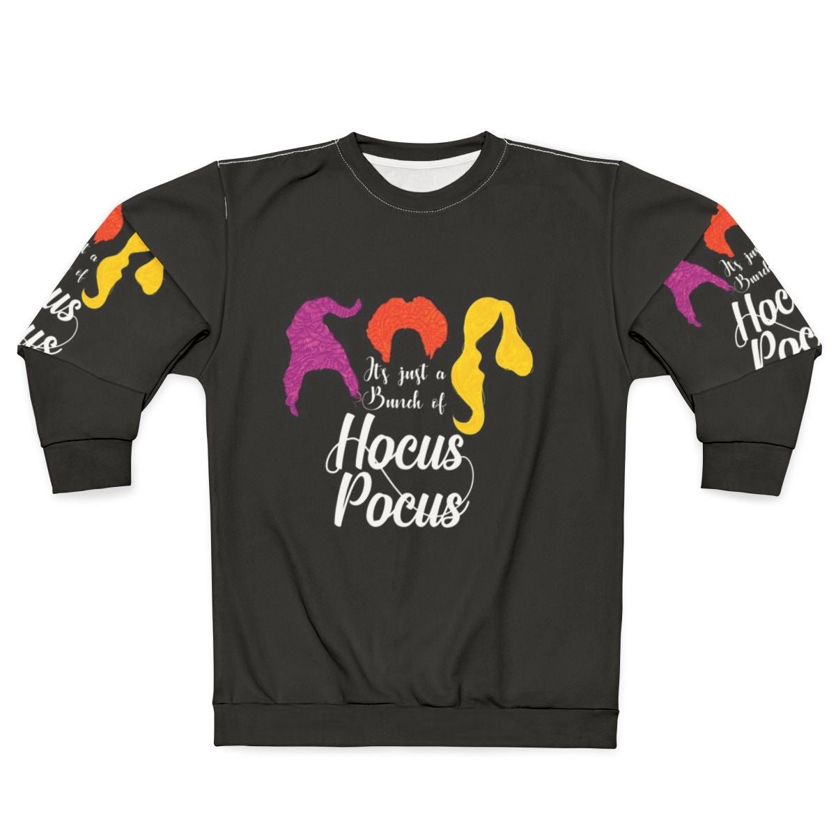 A cozy hocus pocus sweatshirt perfect for the spooky season