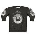 Dark sweatshirt with insect design for ambient music fans